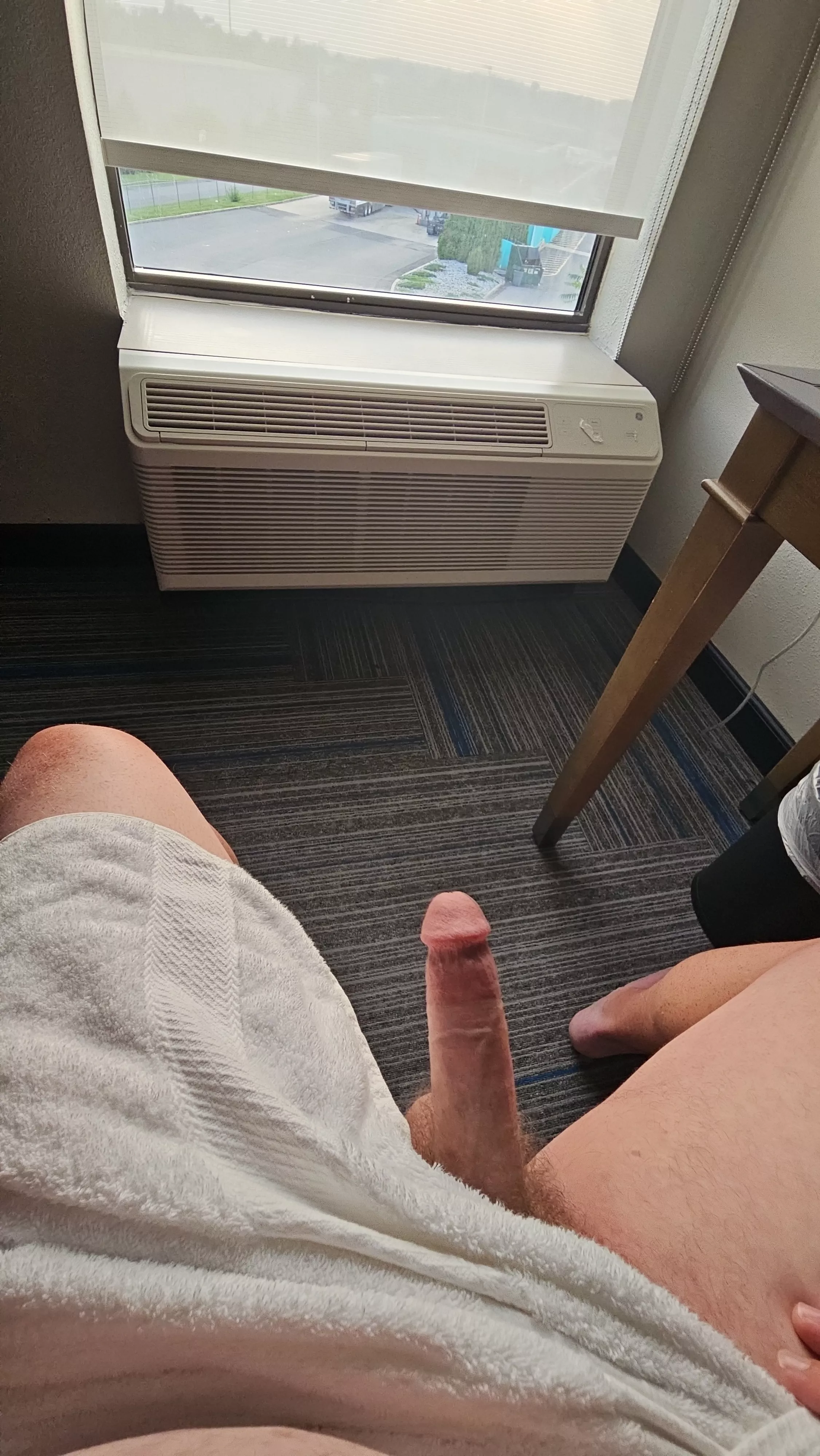 (40)Just got out of the shower after long day on the road