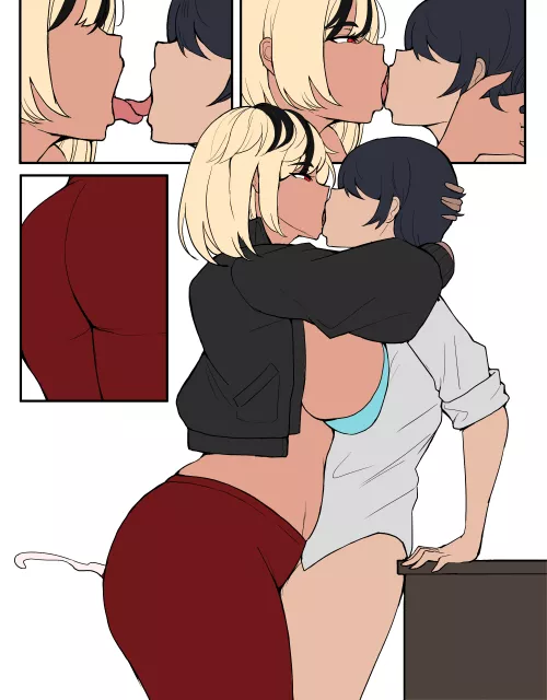 Auntie goes wild at night