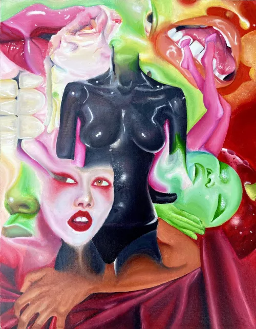 Candy, by me (NAJAI), Oils, 2023