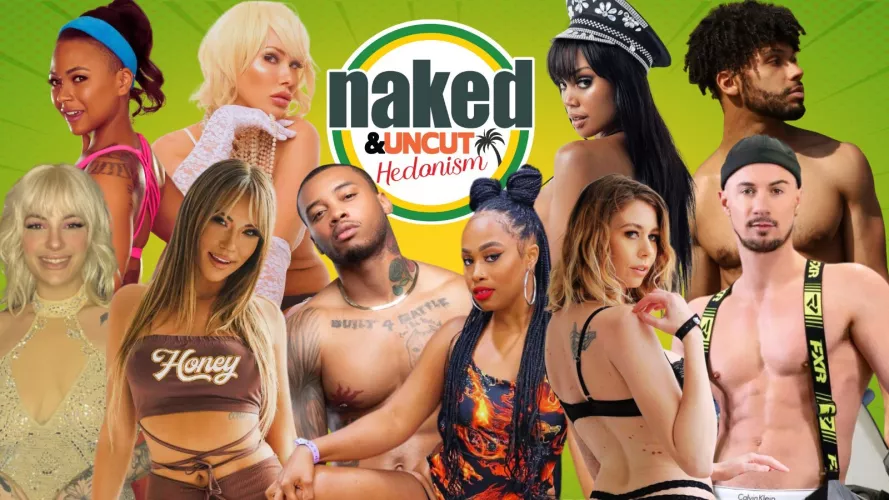 Come along with us for an adventure in paradise - 10 sexy content creators on the world's hottest beach! Naked & Uncut Hedonism is streaming LIVE NOW through July 21 on Naked News Live!