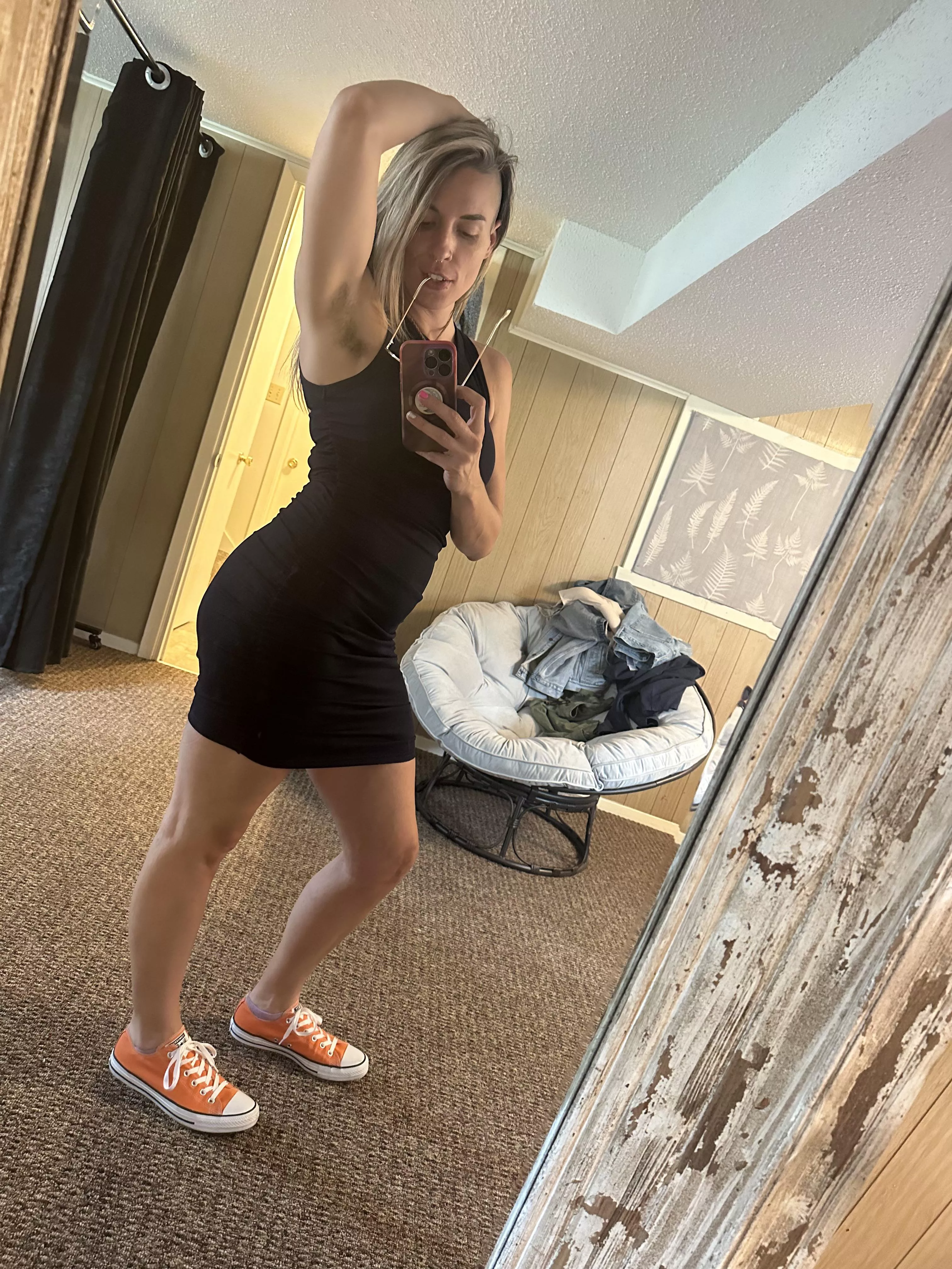 Date night! Chucks go with literally anything lol