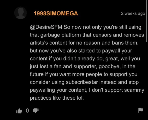 How dare you expect to be paid for your top quality work that you spend months creating