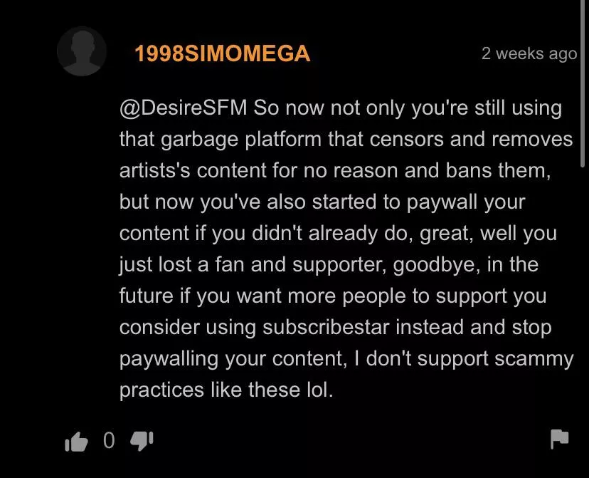 How dare you expect to be paid for your top quality work that you spend months creating