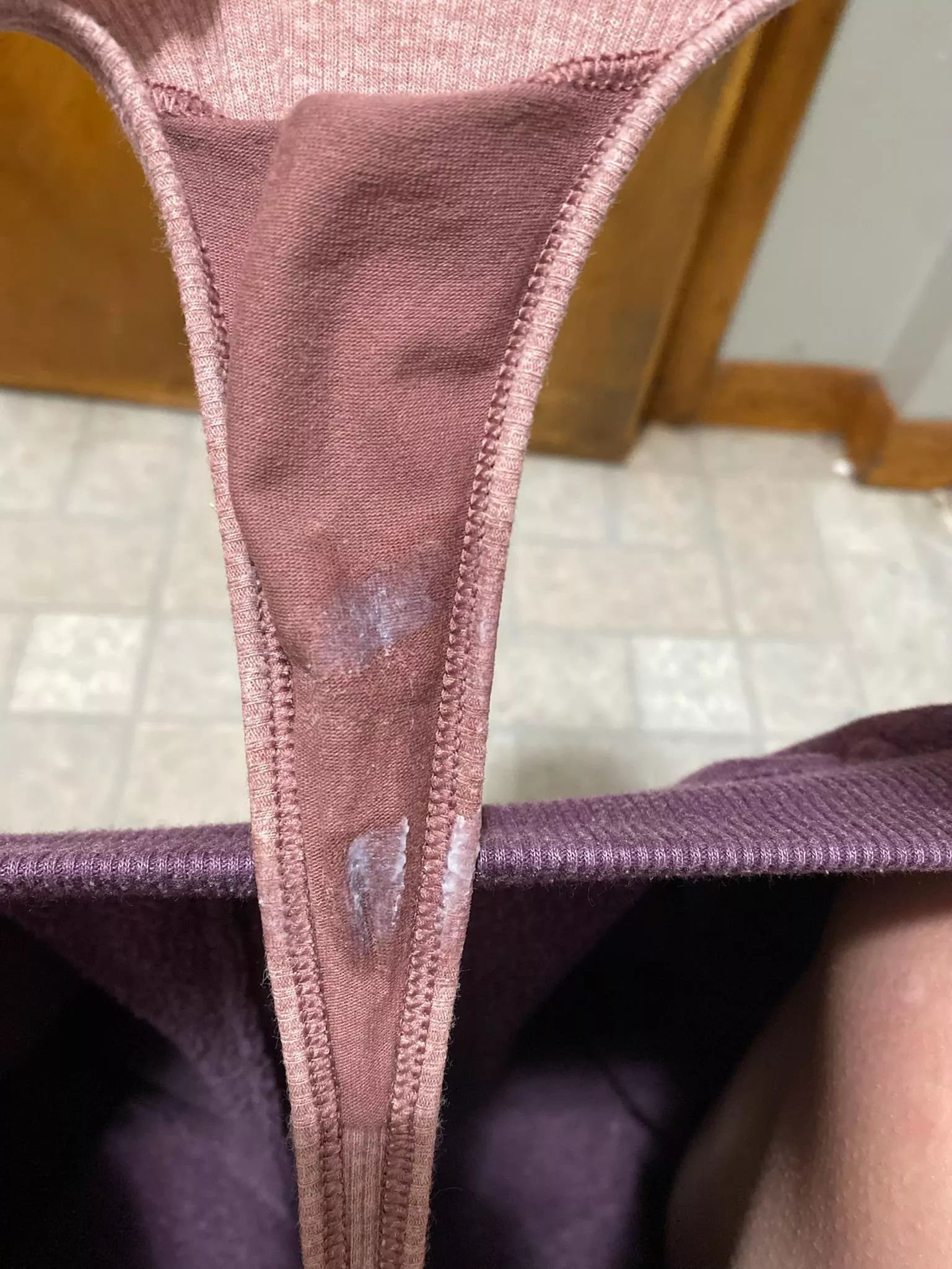 I love the way this thong rubs my pussy
