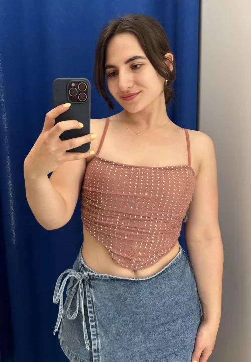 I secretly wish someone will enter while I’m changing