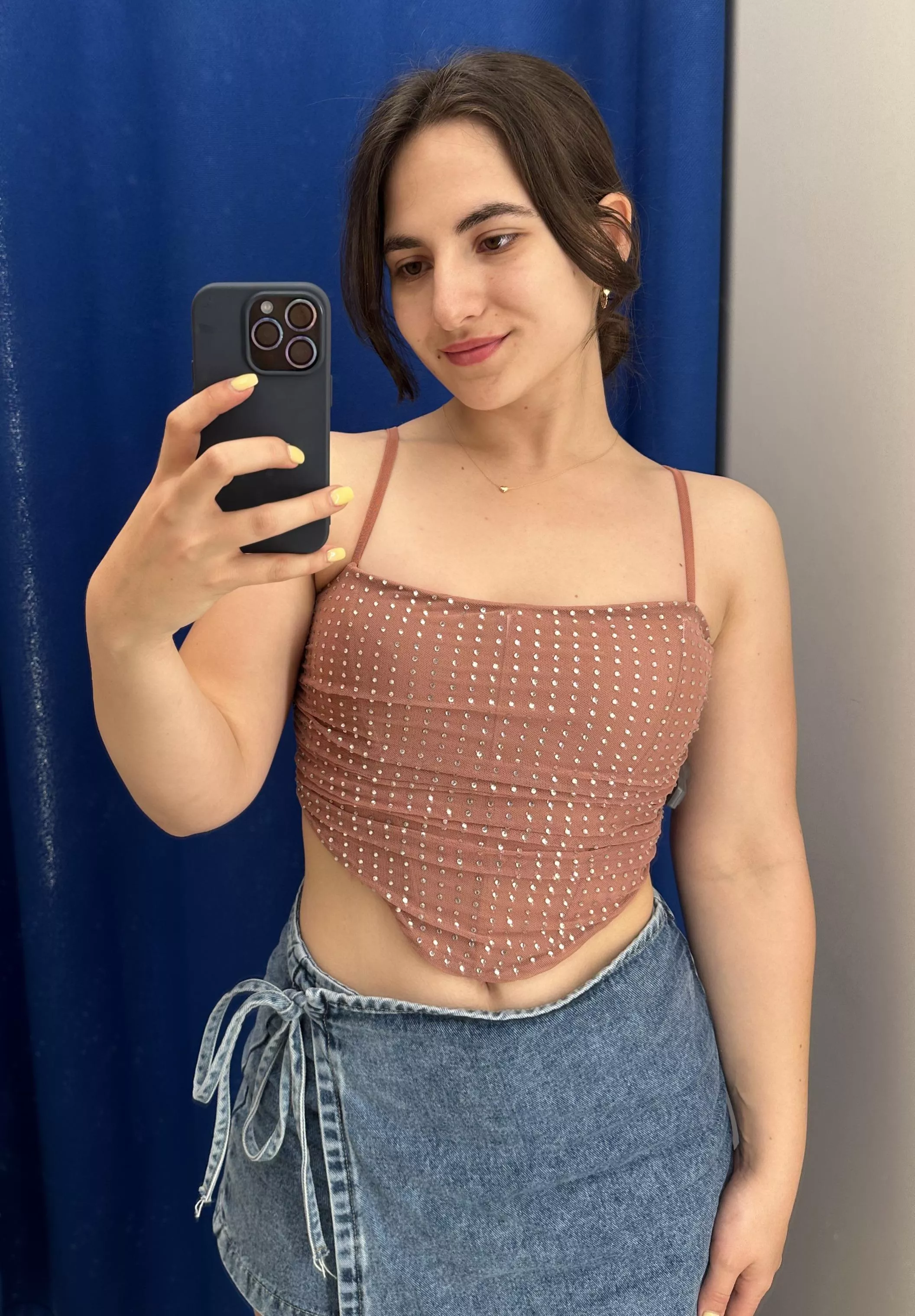 I secretly wish someone will enter while I’m changing