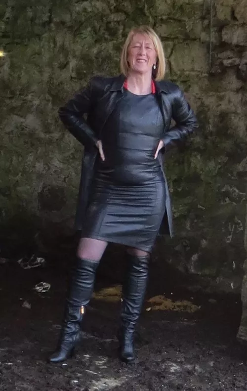 Leather n boots on the farm