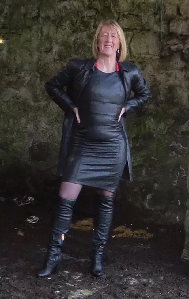 Leather n boots on the farm