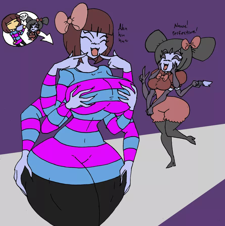 [Muffet] Transforms [Frisk] into a spider By Da-Fuze