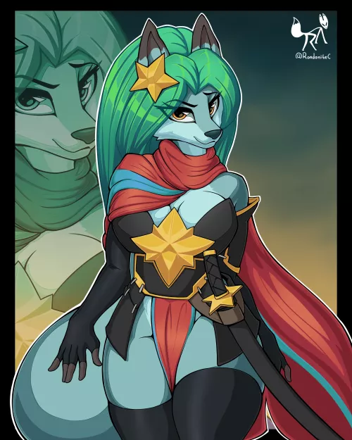 Nova, art trade with a Discord fren!