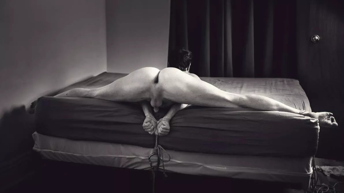 Spread wide and prepped for breeding