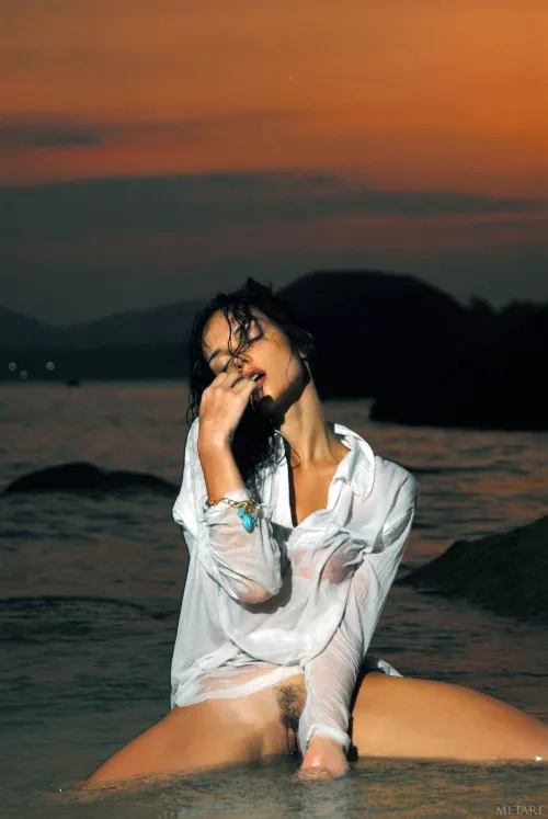 The sunset is now perfect