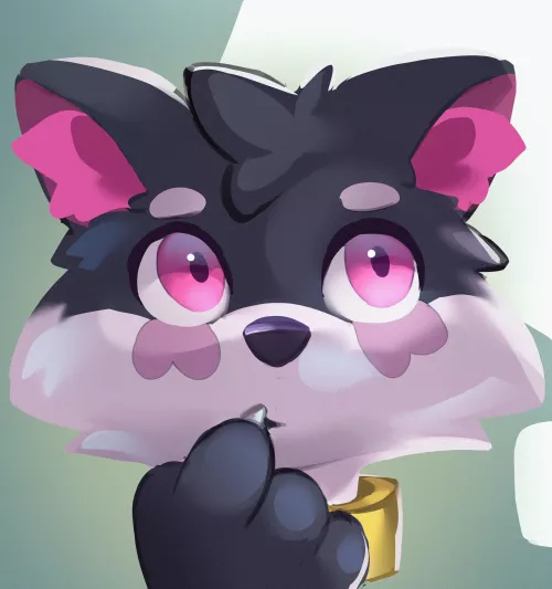 thinking about my new furfrendos! (Art by me!)