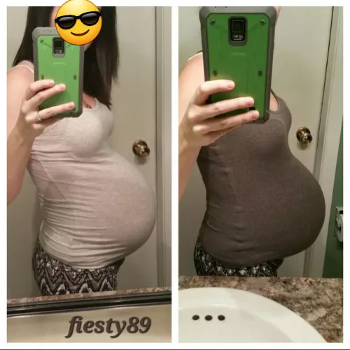 Throwback Thursday.... pregnancy looks good on me😜