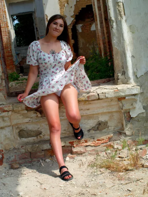 Today, not only the dress is white