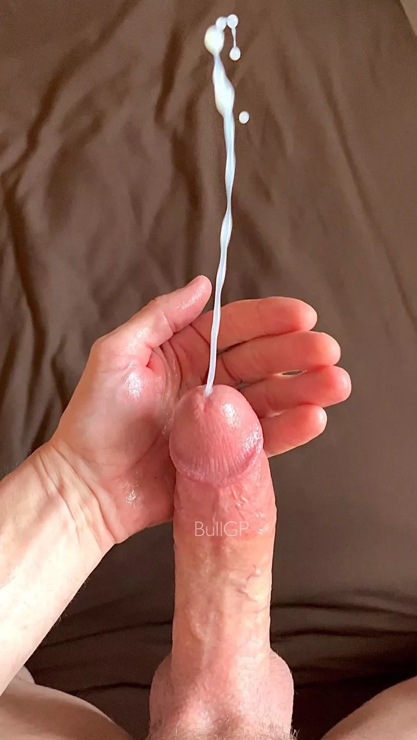 Tried to catch my cum-rope and missed. Could you do better?