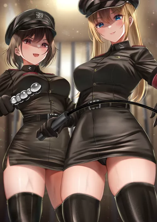 Two Equipped Dominatrices