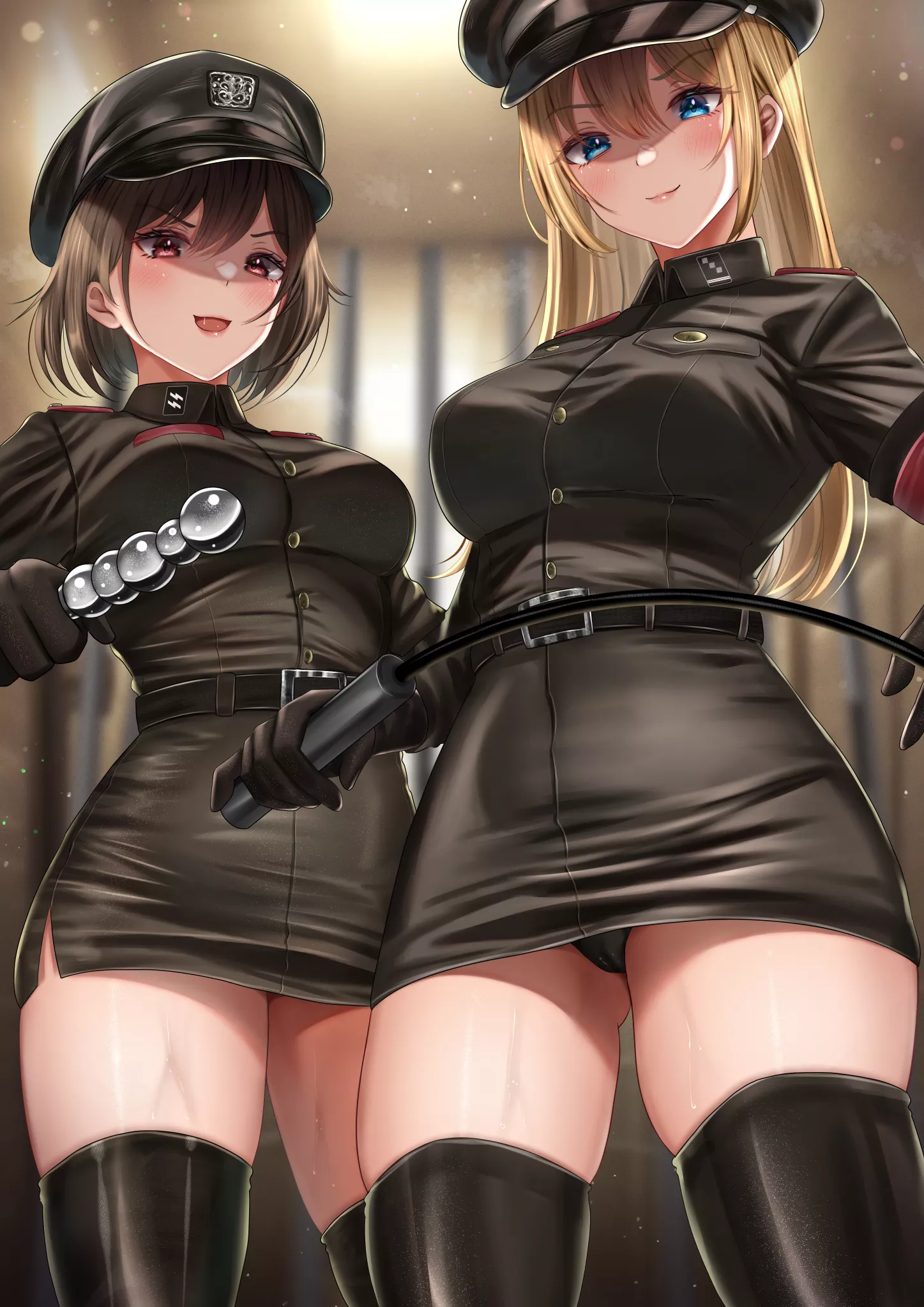 Two Equipped Dominatrices