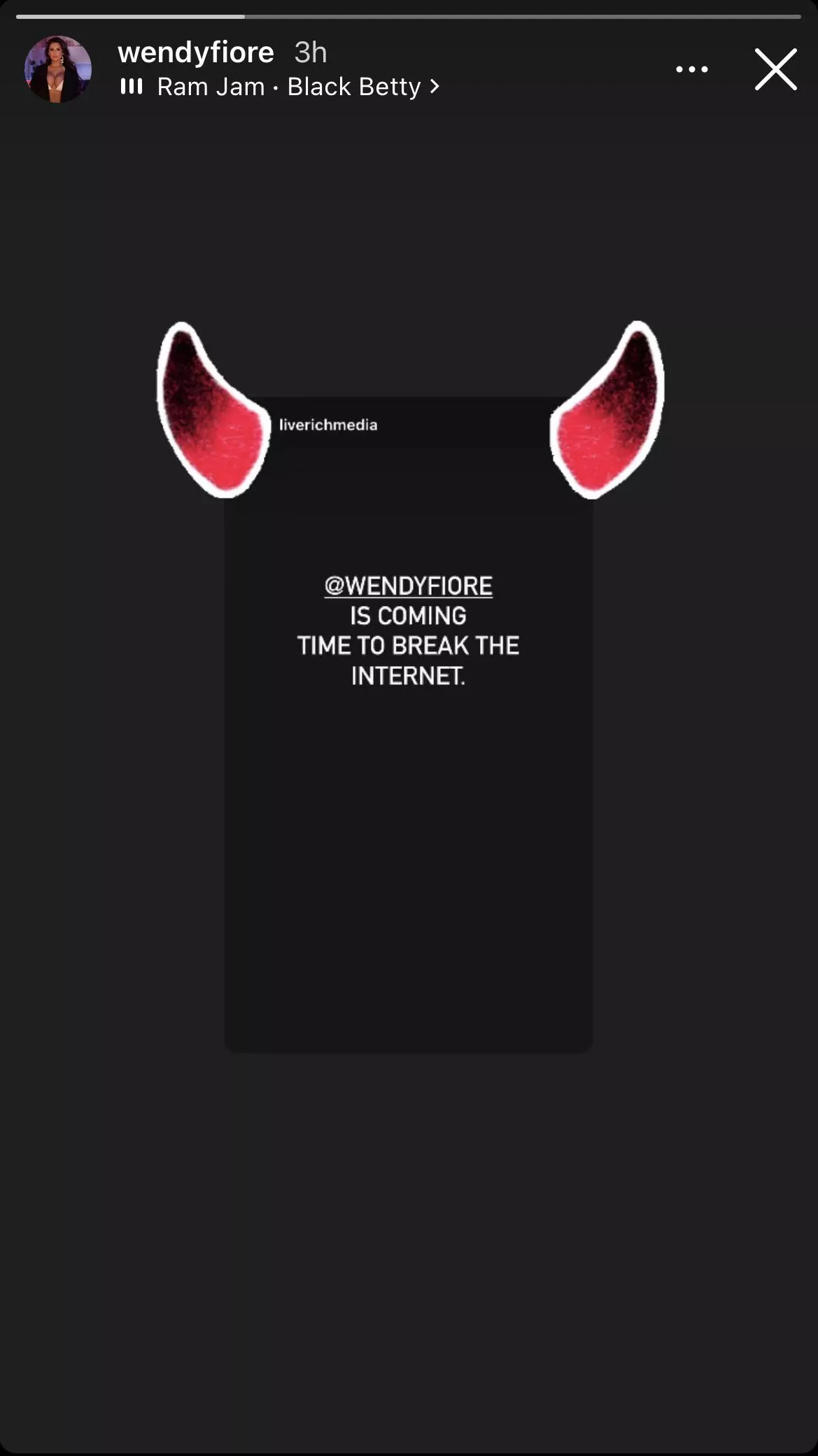 Wendy plans on breaking the internet. What do you all think she means by that? From IG stories