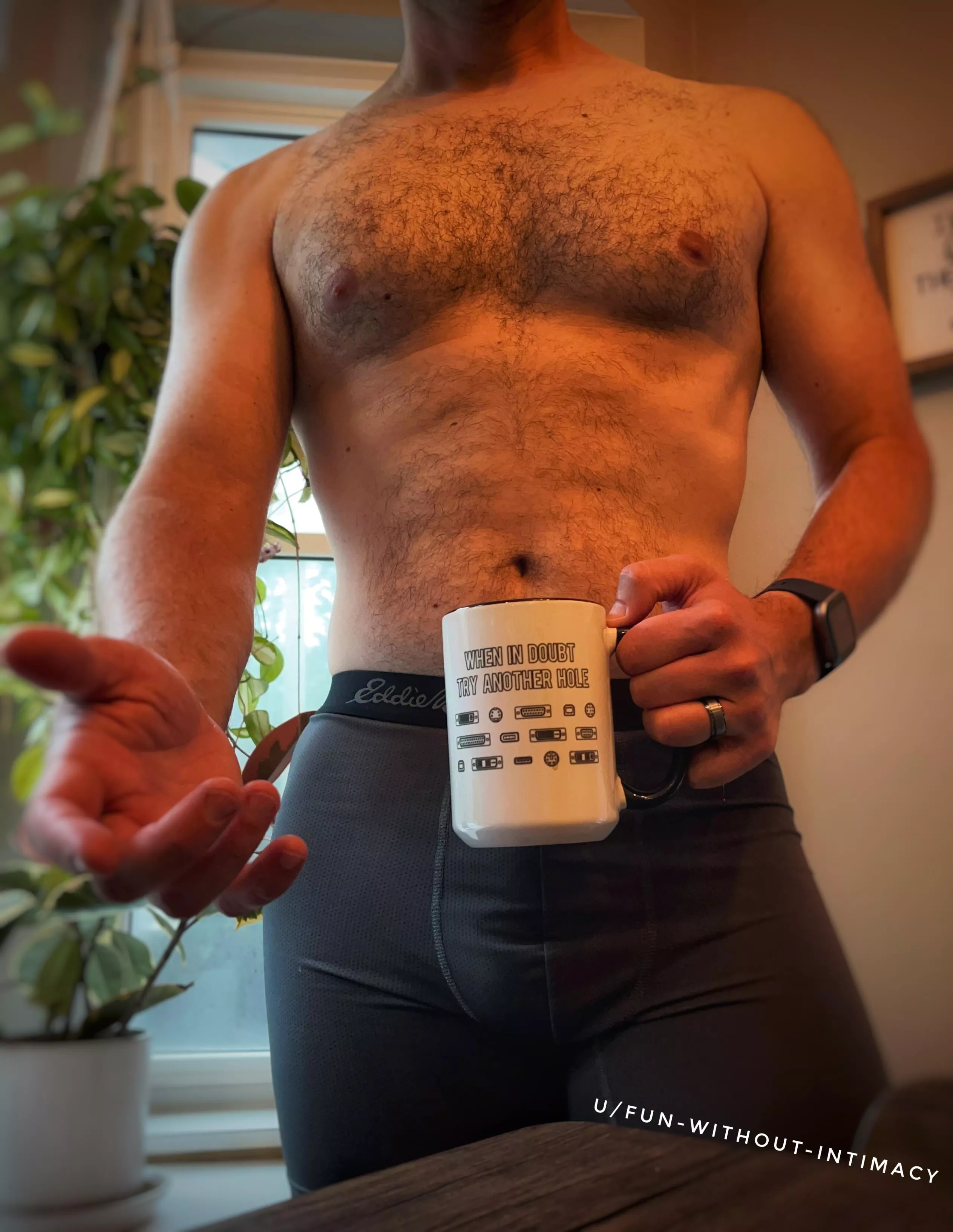 “When in doubt, try another hole”. What do you say, it is after all what the cup says…