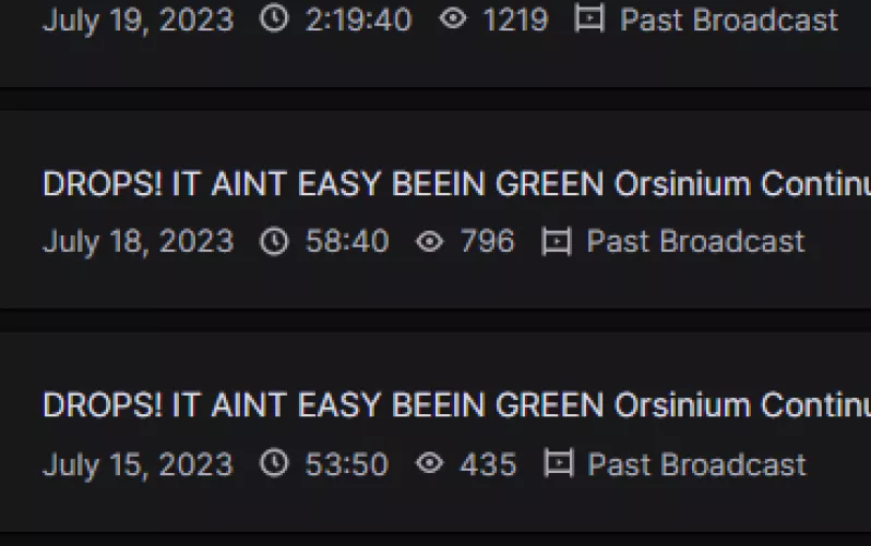 Wtf is going on with my VOD views? This has to be from bots right? Am I going to get flagged for this?