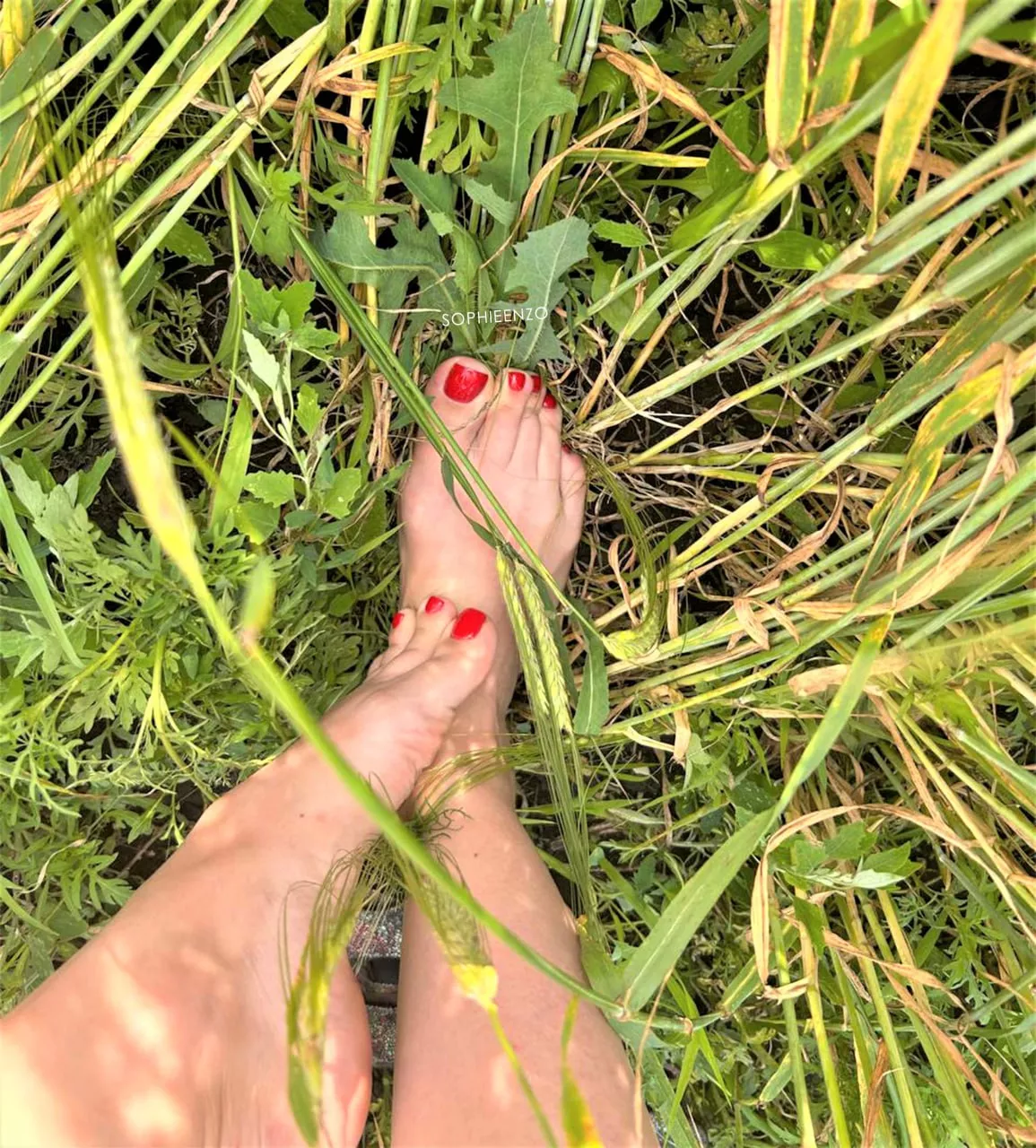 You can start at the toes