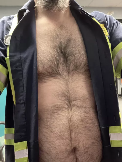 Anyone like a hairy chest in uniform?