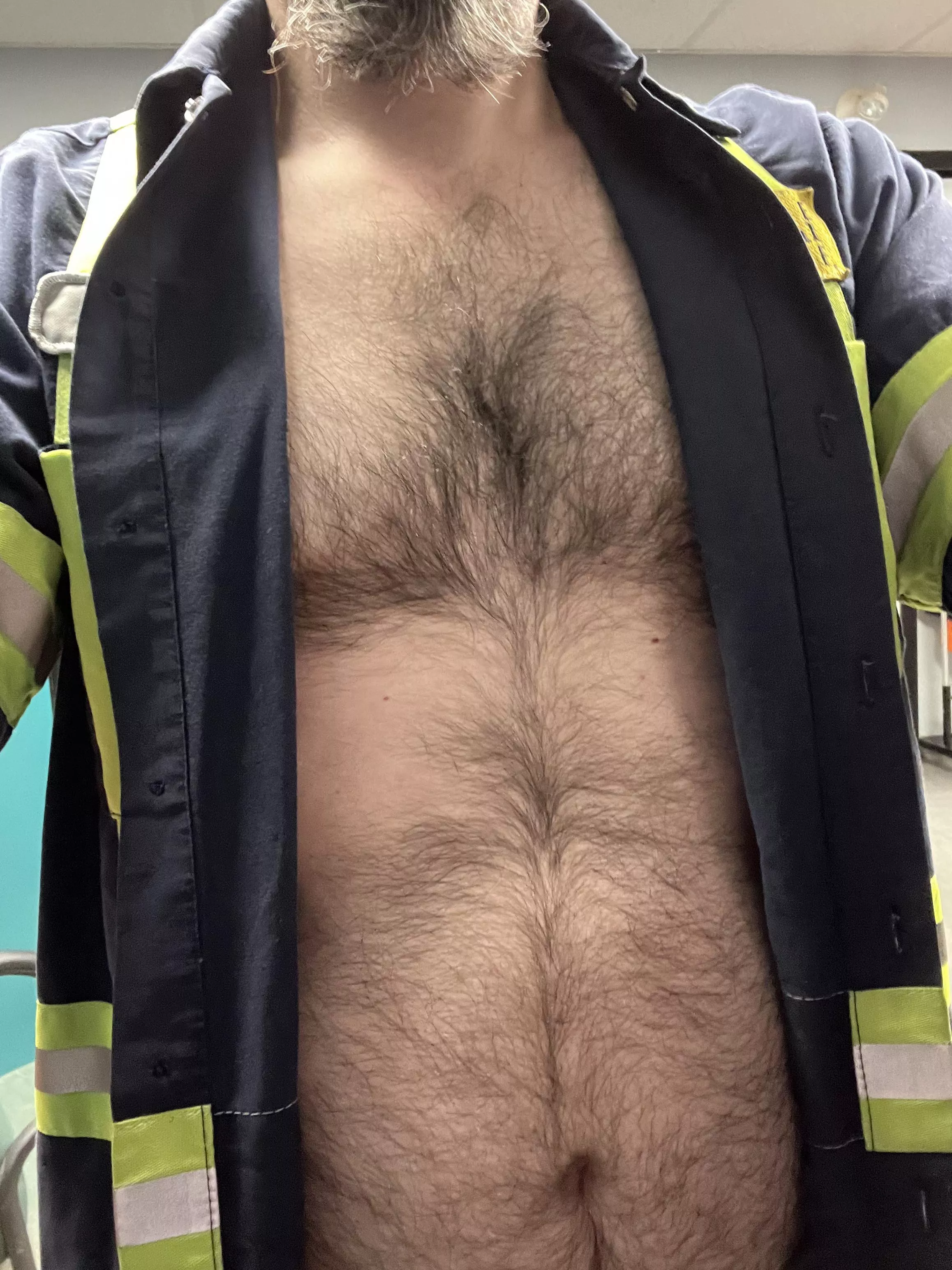 Anyone like a hairy chest in uniform?