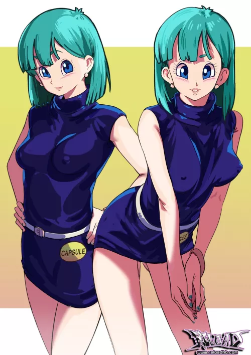 Bulma Wearing a Skin Tight Dress (R-E-L-O-A-D) [Dragon Ball]