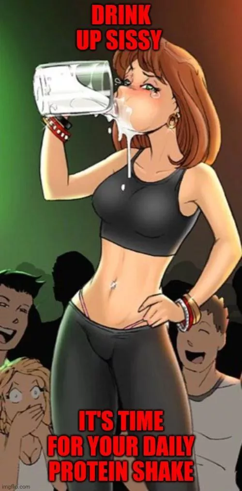 Daily protein drink (artist unknown)