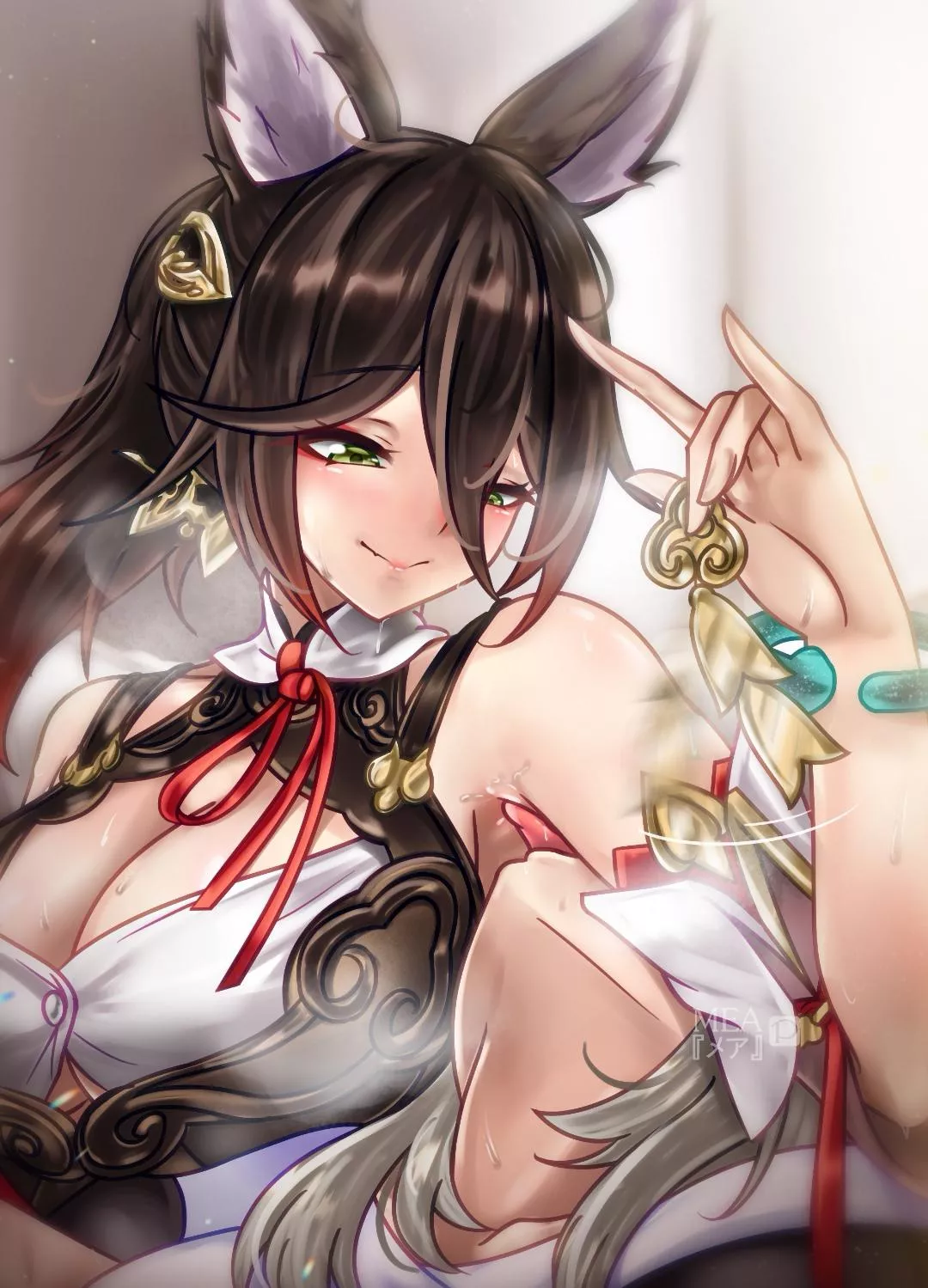 Ding-a-ling~ breakfast is ready.