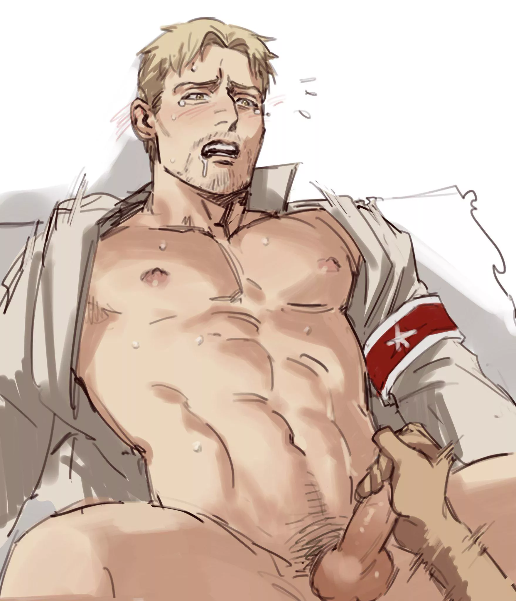 Giving Reiner handjob [by clmbo]