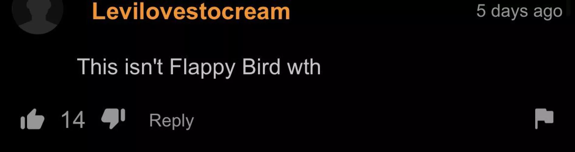 Help him find flappy bird