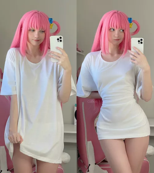 Hitori Gotou from Bocchi the Rock by caties