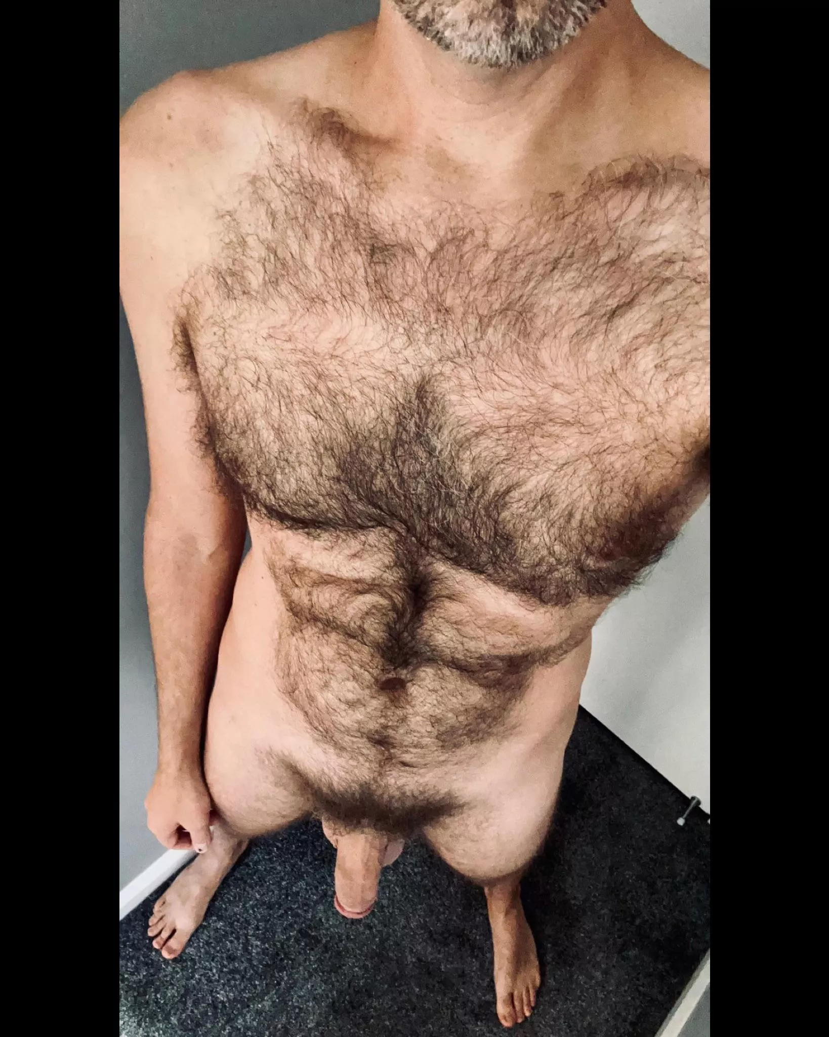 I have a very strong back from carrying around all this dick for 44 years.