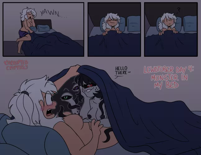 Is that a tentacle monster under your sheets or are you just happy to see me? (CorruptedCryptid)
