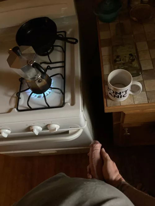 Just waiting for the brew. Happy Saturday!