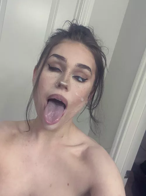 lol it got in my eye