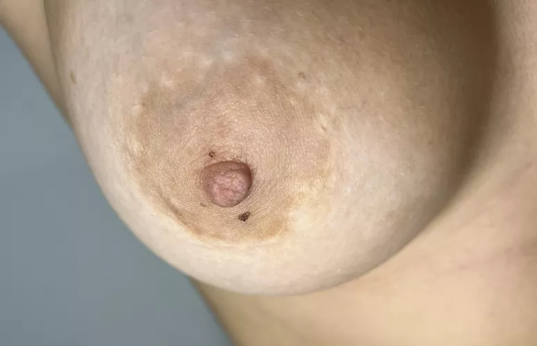 My nipple just wants your soft tongue