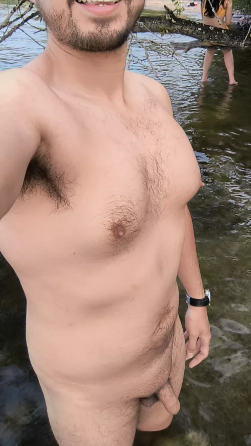 Not a nude beach, but no one seems to care 😆