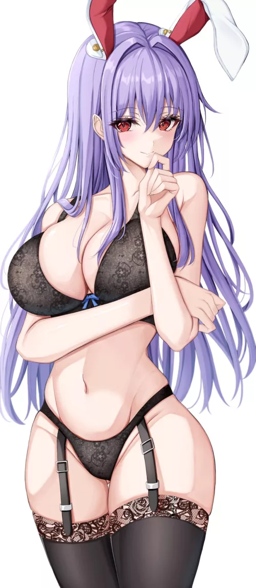 Reisen in black lingerie