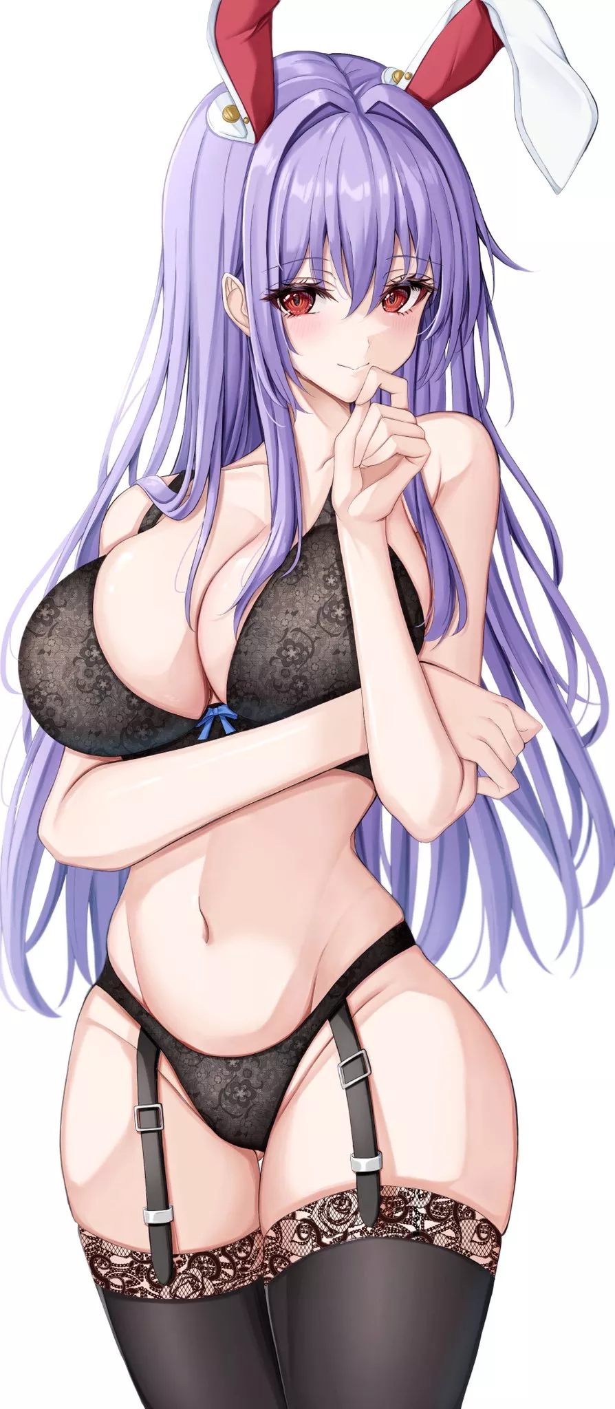 Reisen in black lingerie