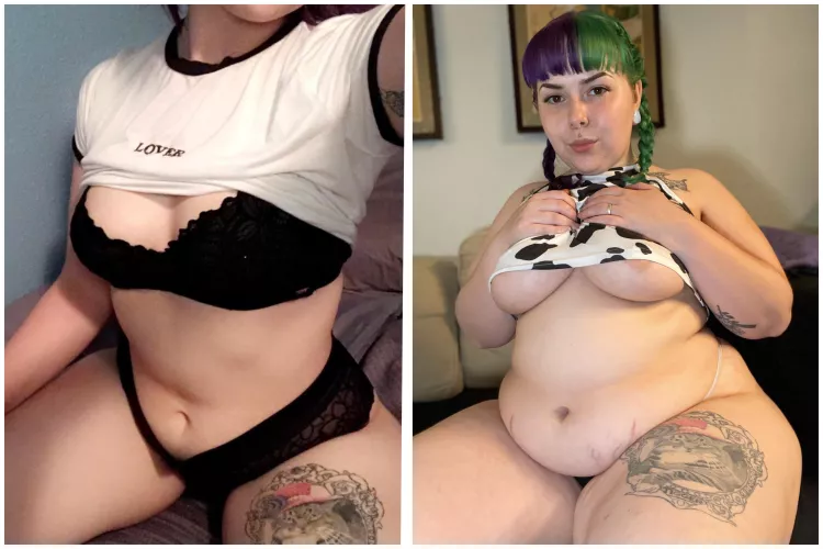 Whoopsies! I got a little fluff around the middle now