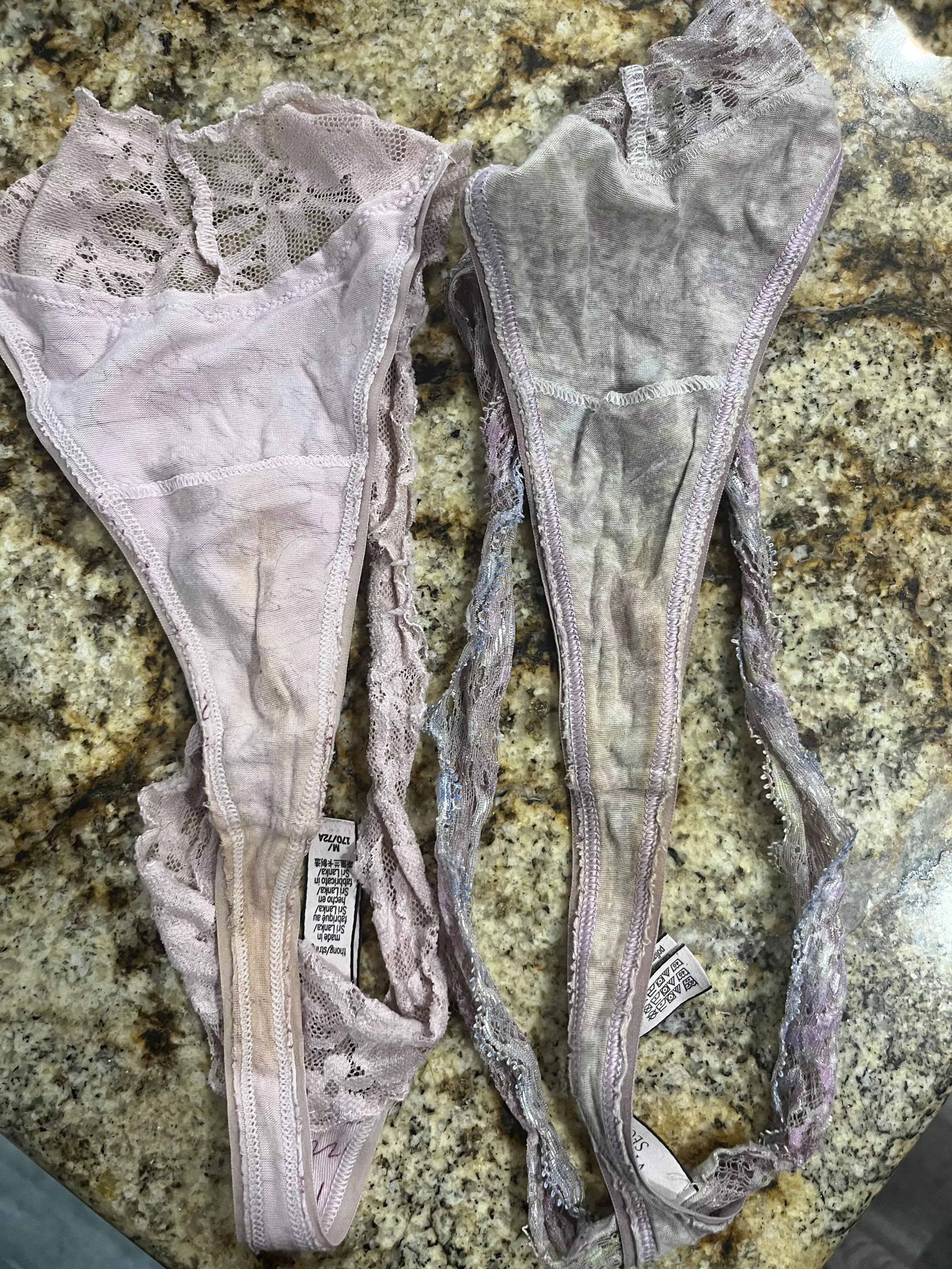 Wife’s dirty panties straight from the dirty hamper