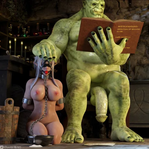A orc and his doll (Chaotic Lewd)