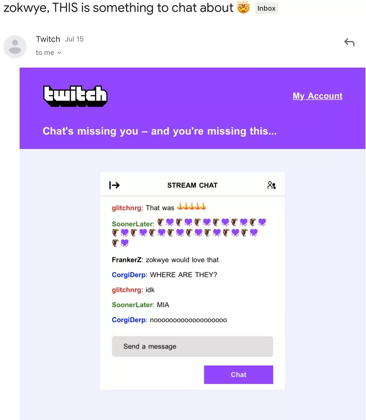 Anyone else gotten these fake chat messages?
