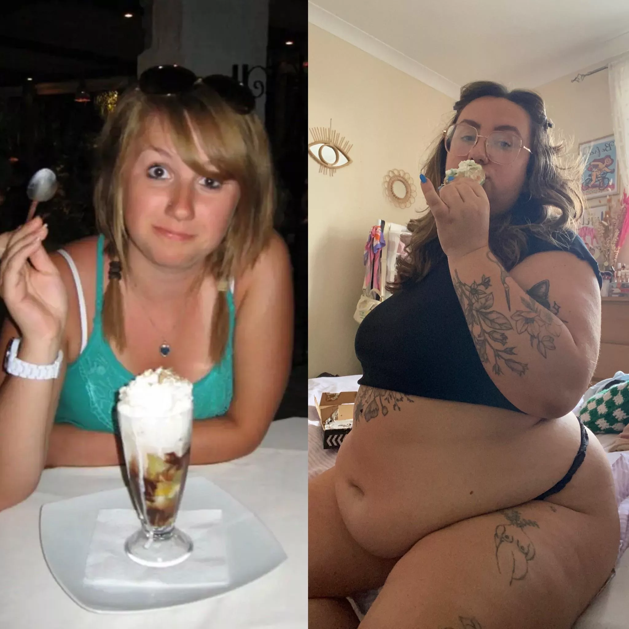 Do you think I overdid it on the desserts? 🍨🍩👀