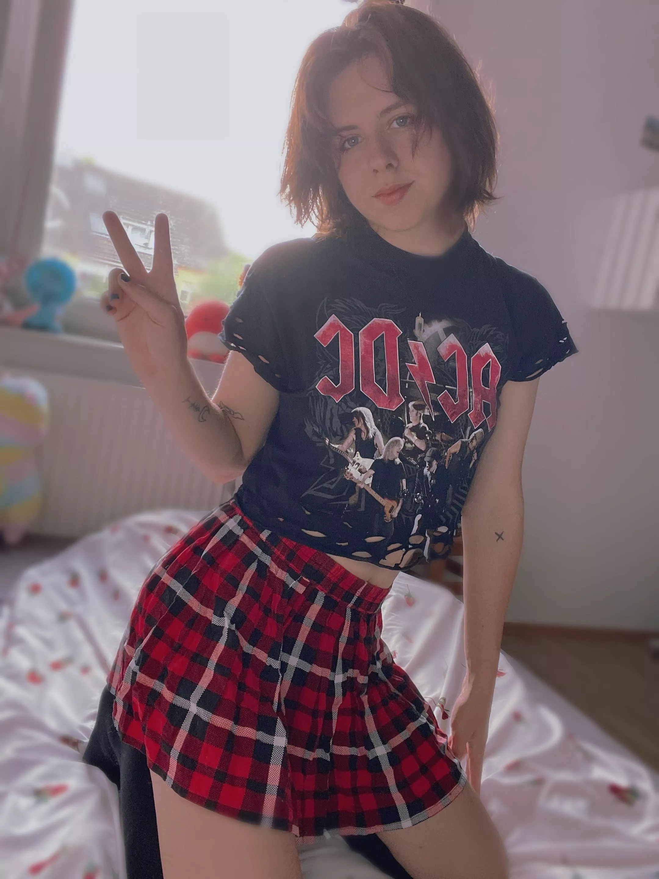 first reaction seeing me?