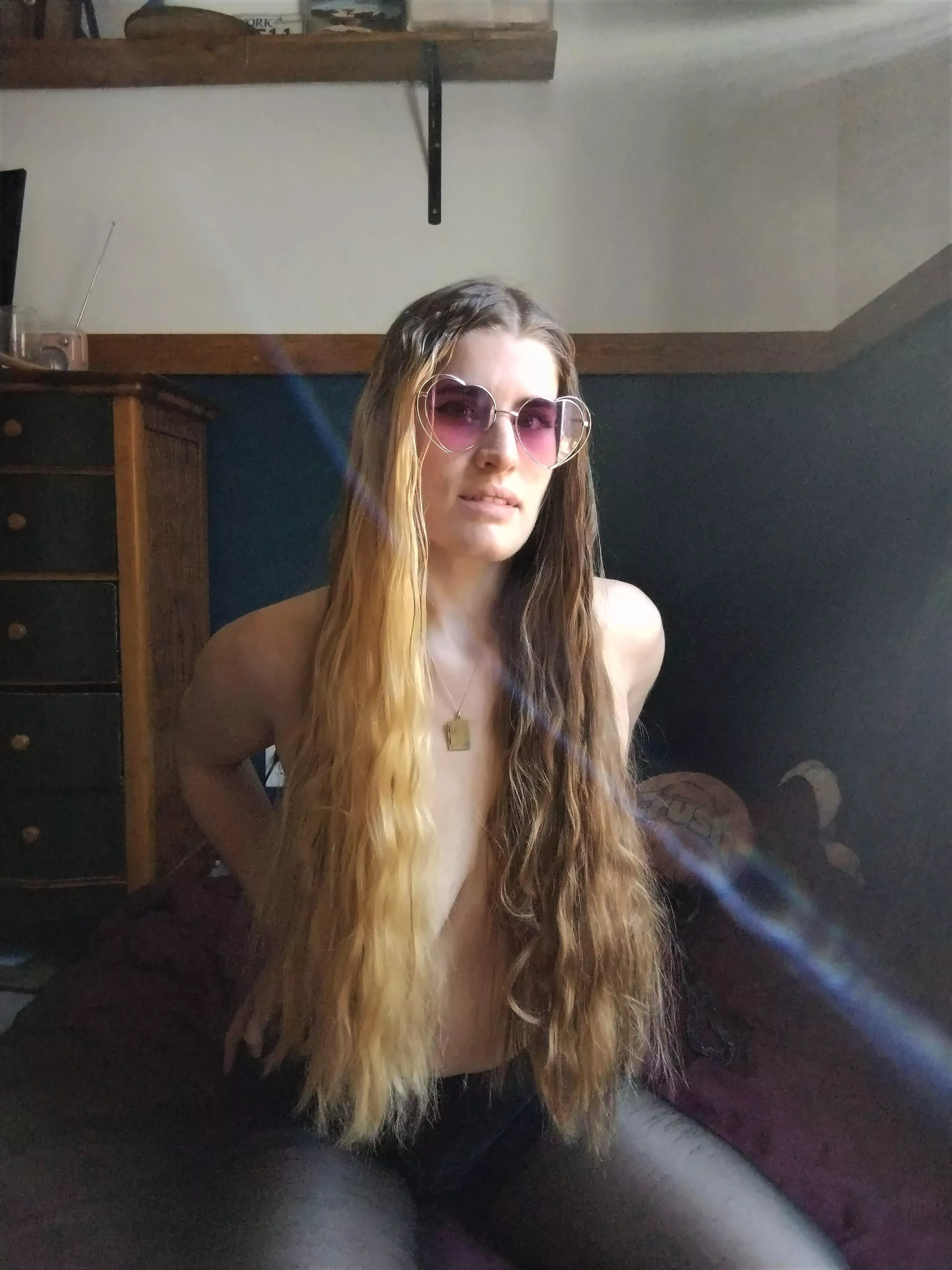 I really prefer my hair to any actual shirt.