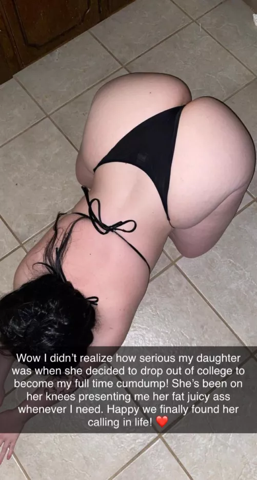 It’s what your daughter was always meant to do.